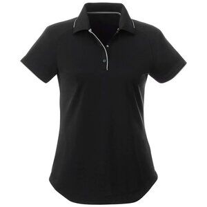 NWT TRIMARK Women's Black/Quarry Remus Short Sleeve Polo Size S/P‎